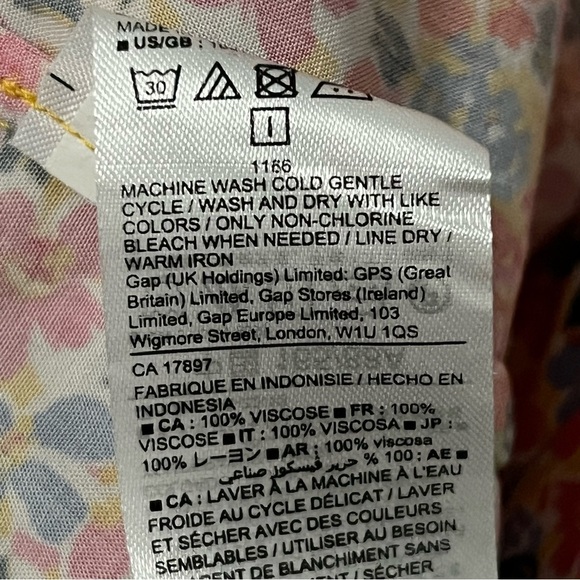 Aloha Print Sundress Size Small Floral Hawaiian Slip Dress Blue Pink Gold Red - Picture 5 of 7